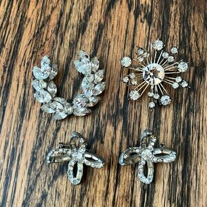 Lot of 4 Vintage Brooches